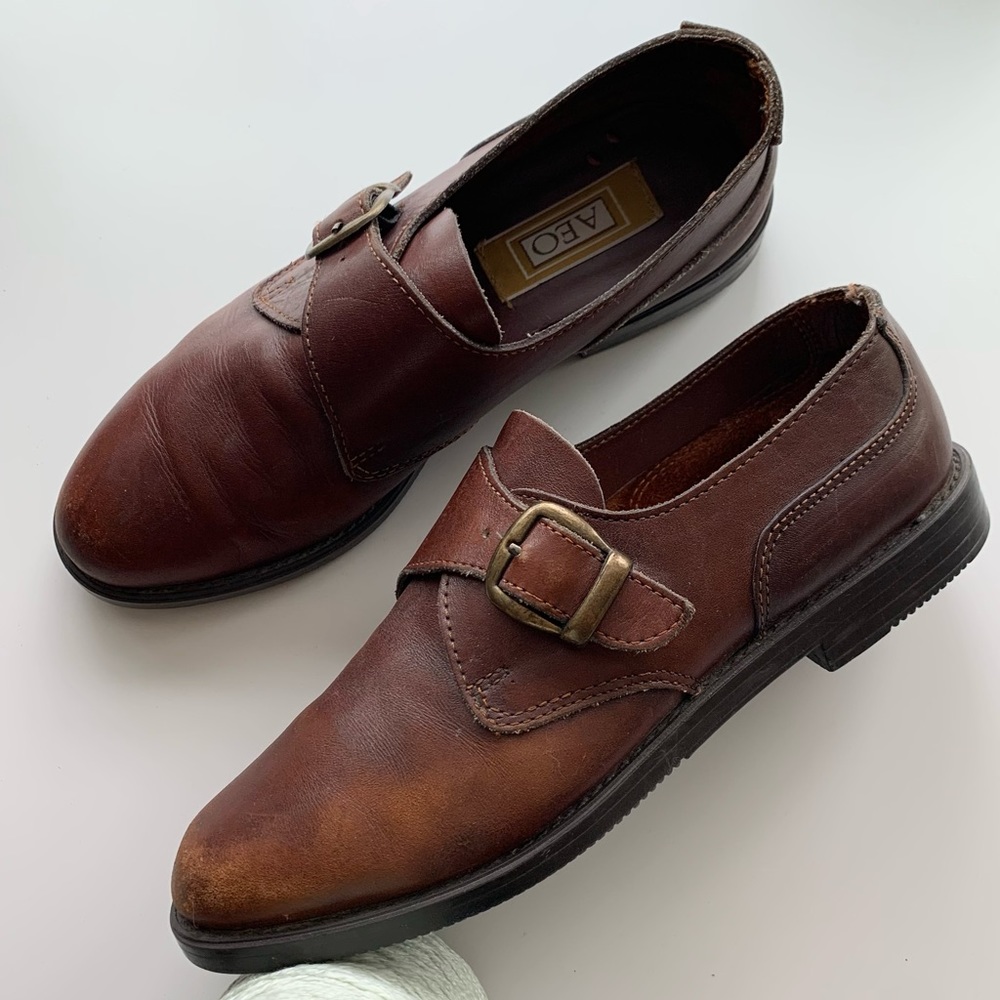 Vintage AEO Leather Loafers